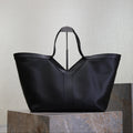 YSL 25S Y TOTE 50 IN BLACK CALFSKIN GOLD HARDWARE